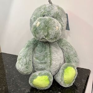 Adorable Green Dinosaur Plush 17" Stuffed Animal Kid Connection Super So…